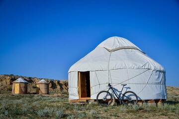 Фото номера Четырехместный номер Гостевой дом Feel Nomad Yurt Camp г. Ak-Say 6